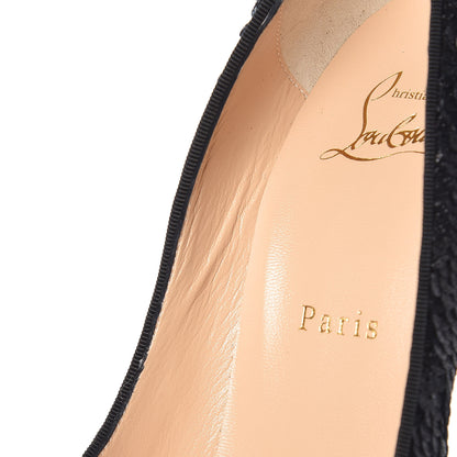 Christian Louboutin Pailletes Pigalle Follies 100 Pumps 40 Charbon 9 of 10