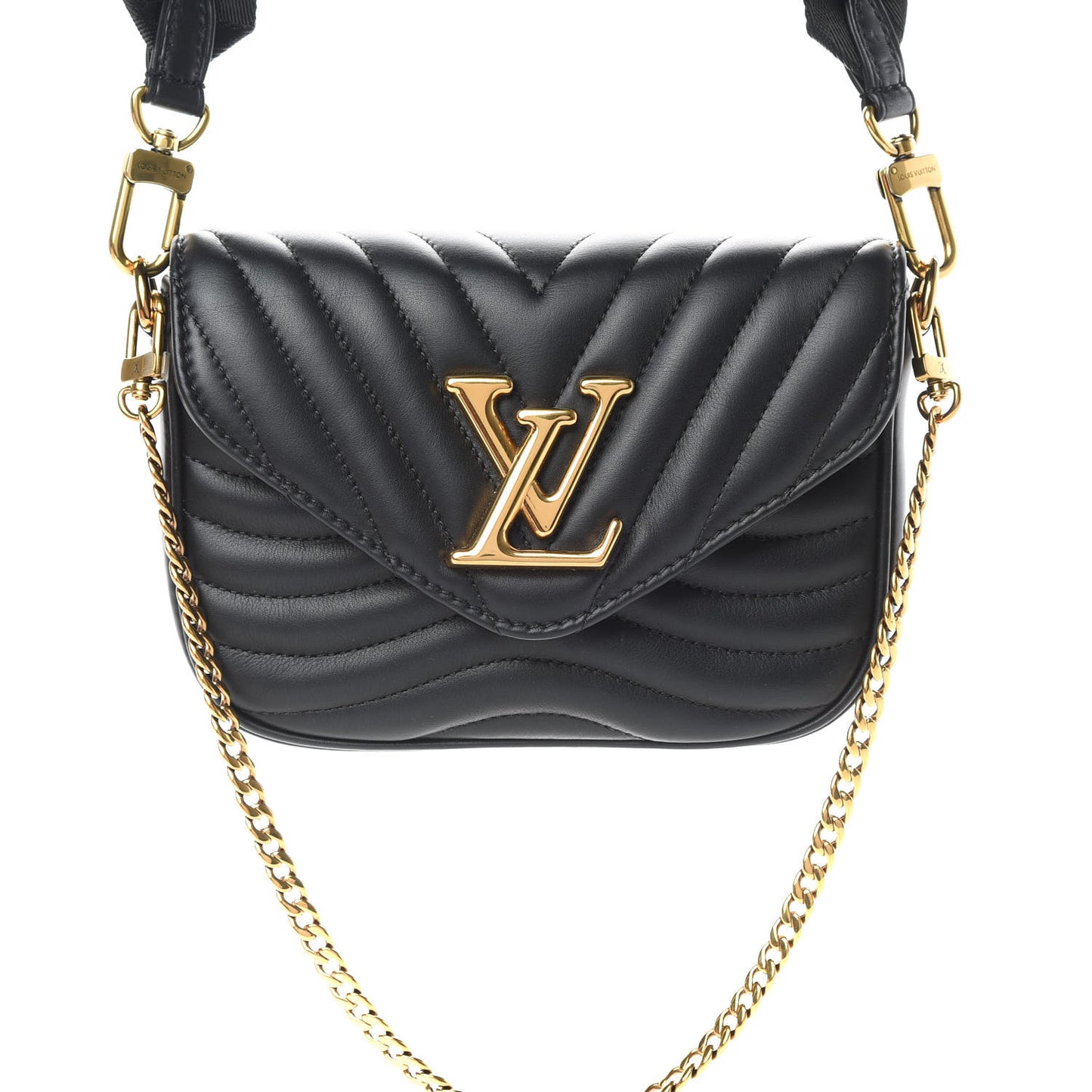 Calfskin New Wave Multi Pochette Black
