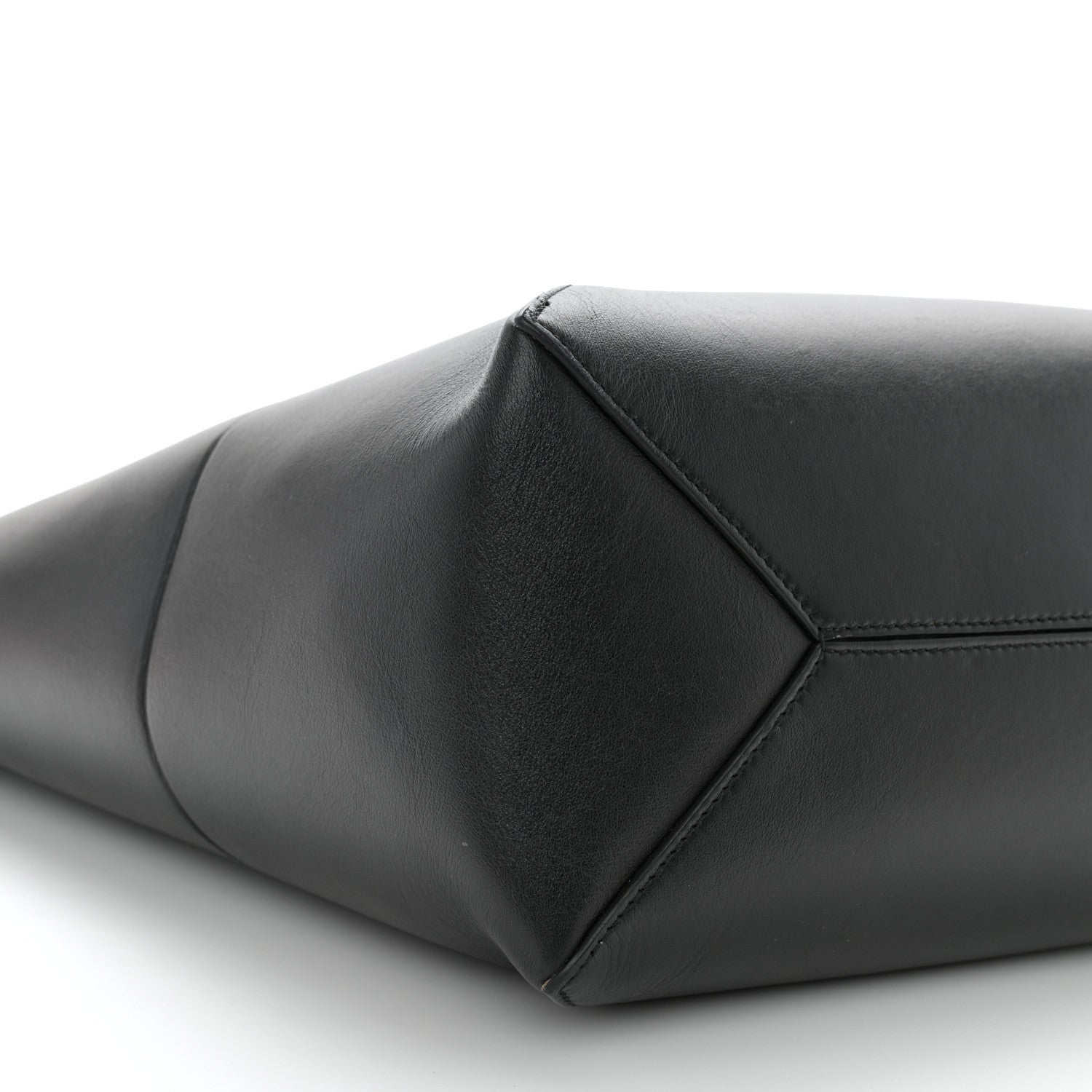 Loewe Shiny Calfskin Medium Puzzle Fold Tote Black 8 of 12