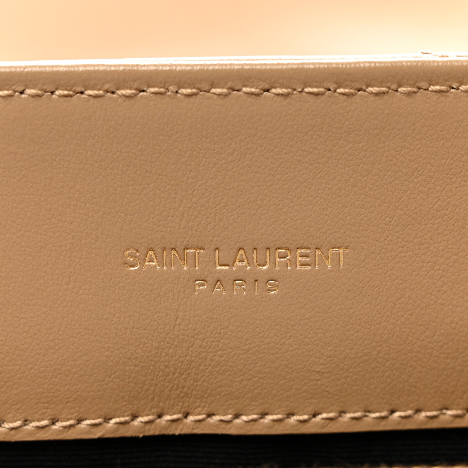 Saint Laurent Calfskin Y Quilted Monogram Medium Loulou Chain Satchel Dark Beige 6 of 11