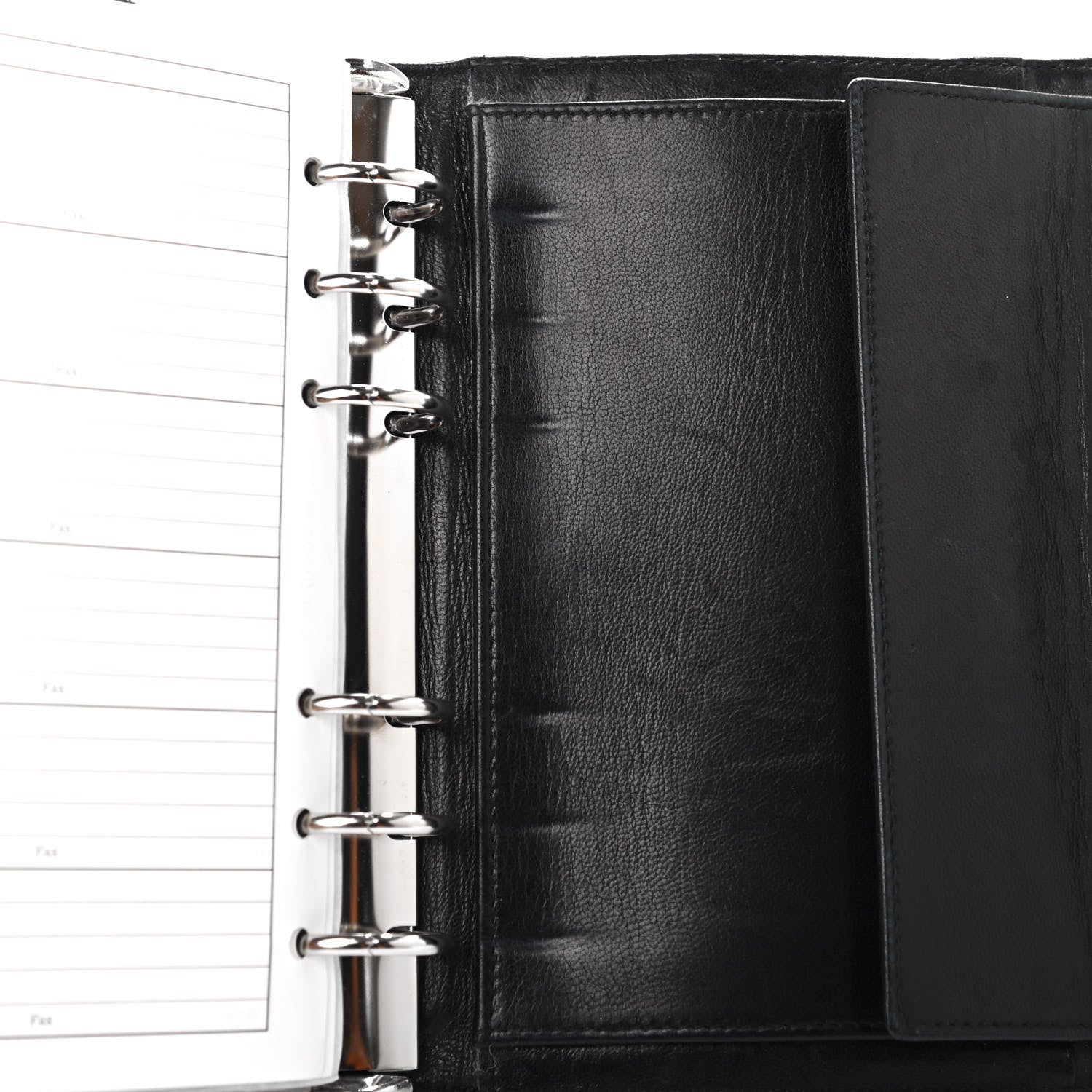 Prada Nylon Calfskin Agenda Holder Black 8 of 10