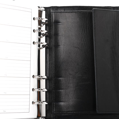 Prada Nylon Calfskin Agenda Holder Black 8 of 10