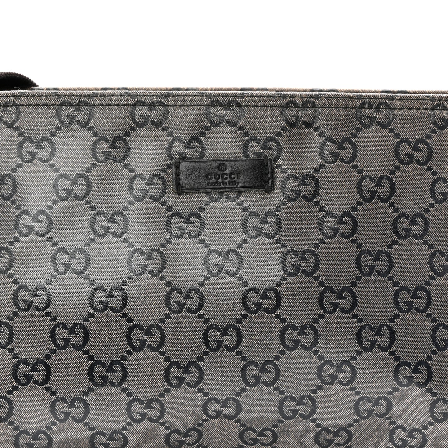 Crystal Monogram Small Flat Messenger Crossbody Navy