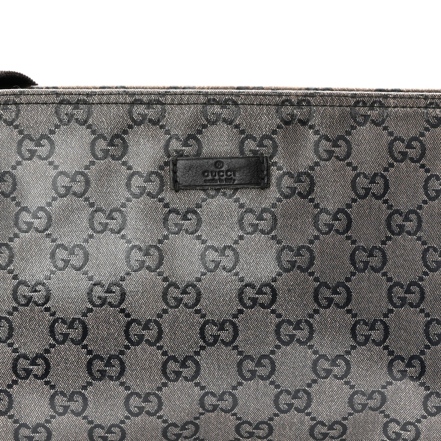 Gucci Crystal Monogram Small Flat Messenger Crossbody Navy 8 of 10