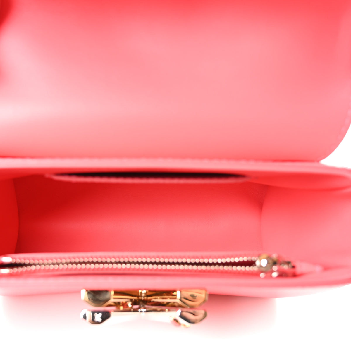 Louis Vuitton Epi Twist Monogram Flower Chain Shoulder Bag PM Coral 6 of 10