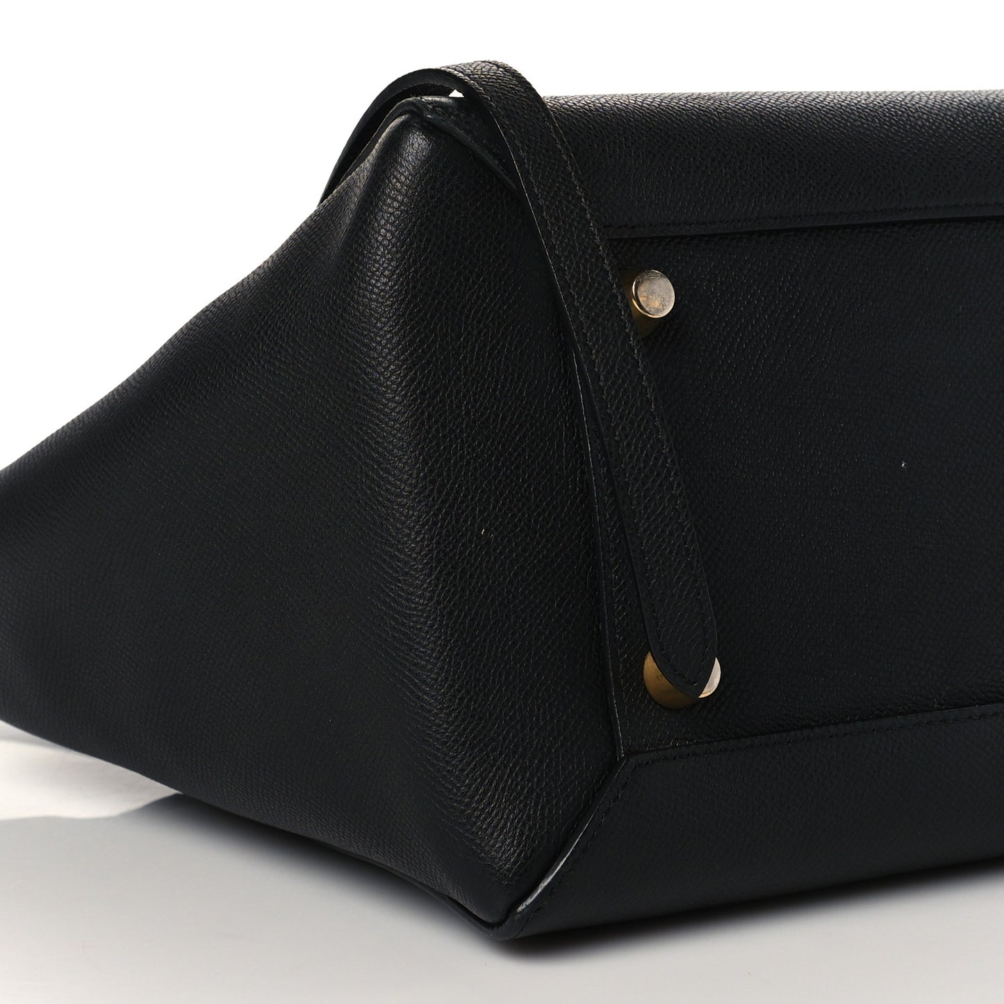 Grained Calfskin Mini Belt Bag Black