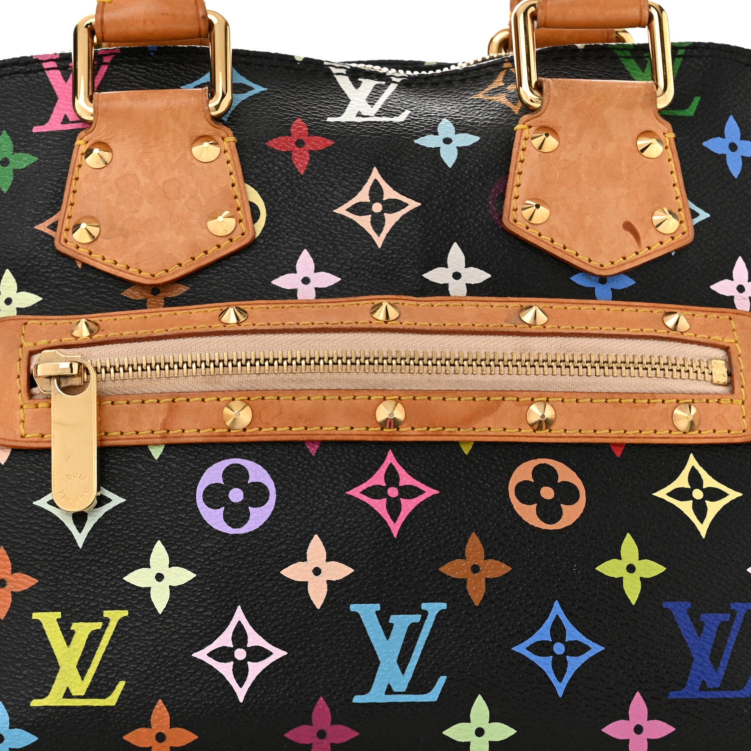 Louis Vuitton Monogram Multicolor Alma Black 7 of 12