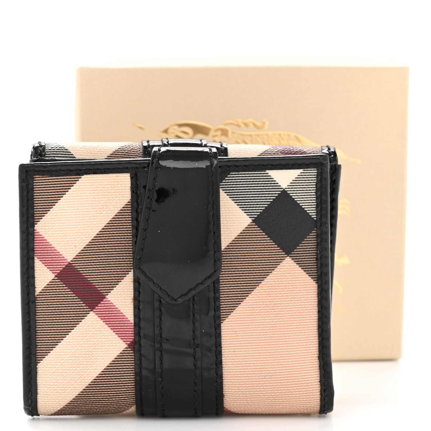 Patent Nova Check Wallet Black