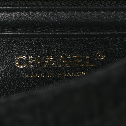 Chanel Tweed Quilted Mini Rectangular Flap Black 5 of 12