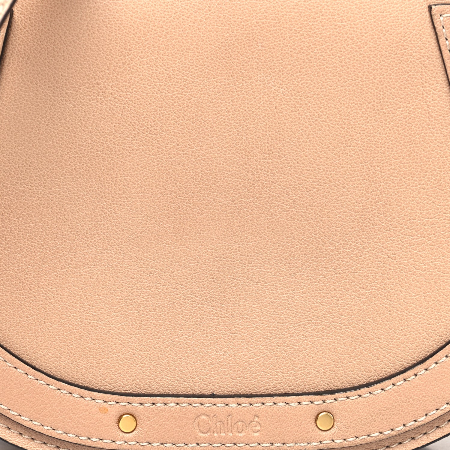 Chloe Calfskin Suede Small Nile Bracelet Bag Biscotti Beige 8 of 12