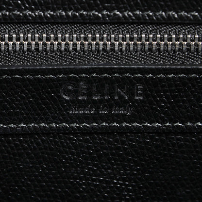Celine Grained Calfskin Small Vertical Cabas Black 6 of 7