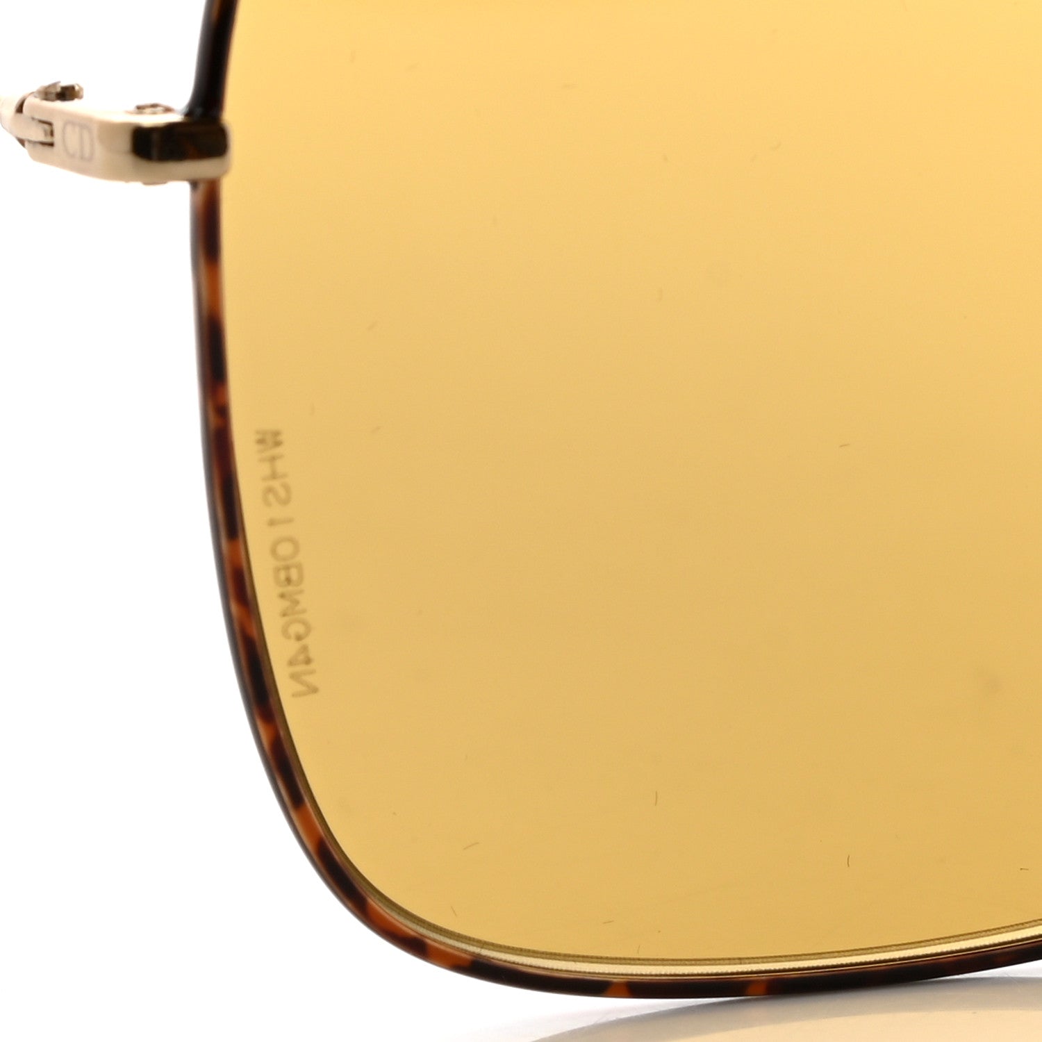 Christian Dior Metal Stellaire 1 Sunglasses Yellow Tortoise 9 of 10