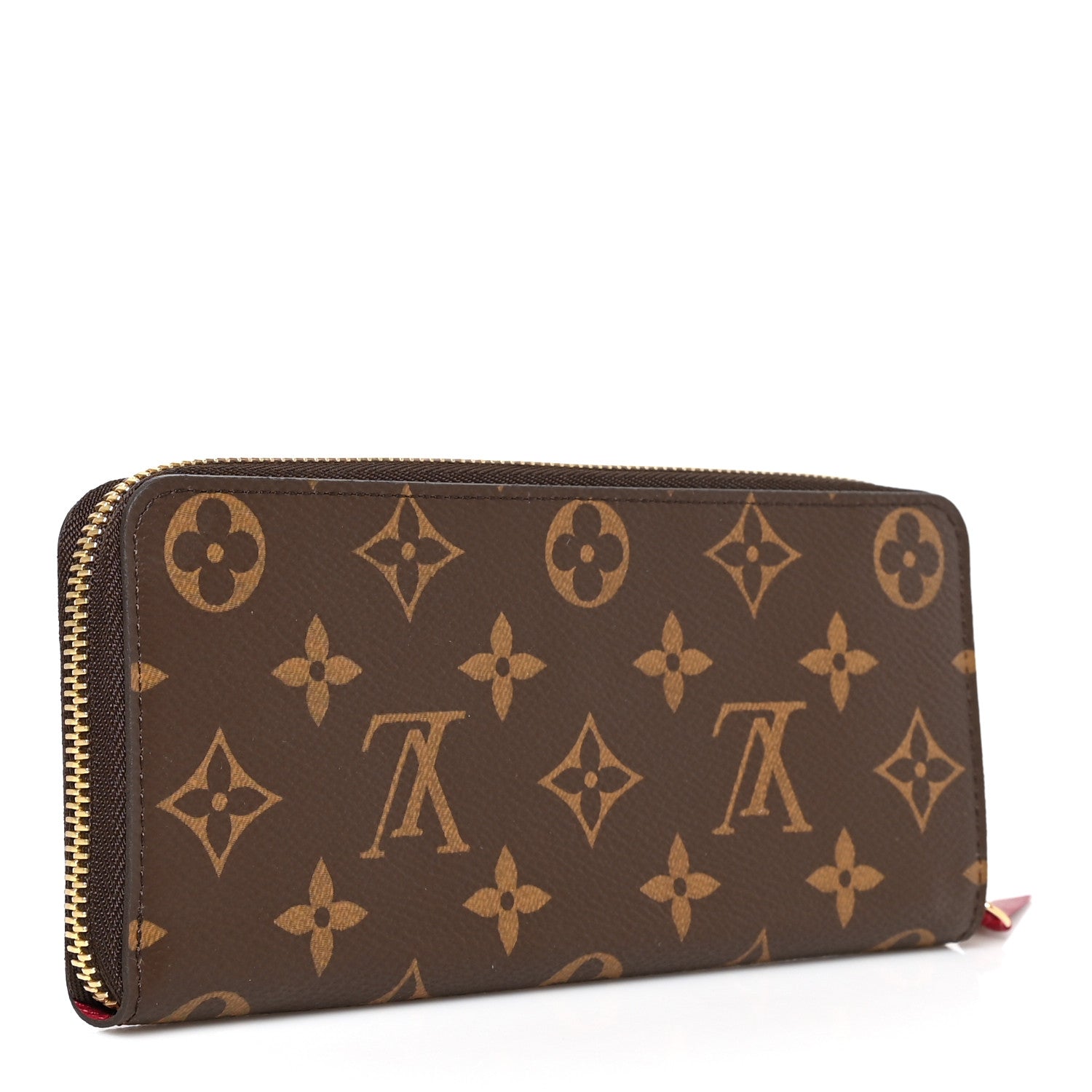 Louis Vuitton Monogram Clemence Wallet Fuchsia 3 of 9