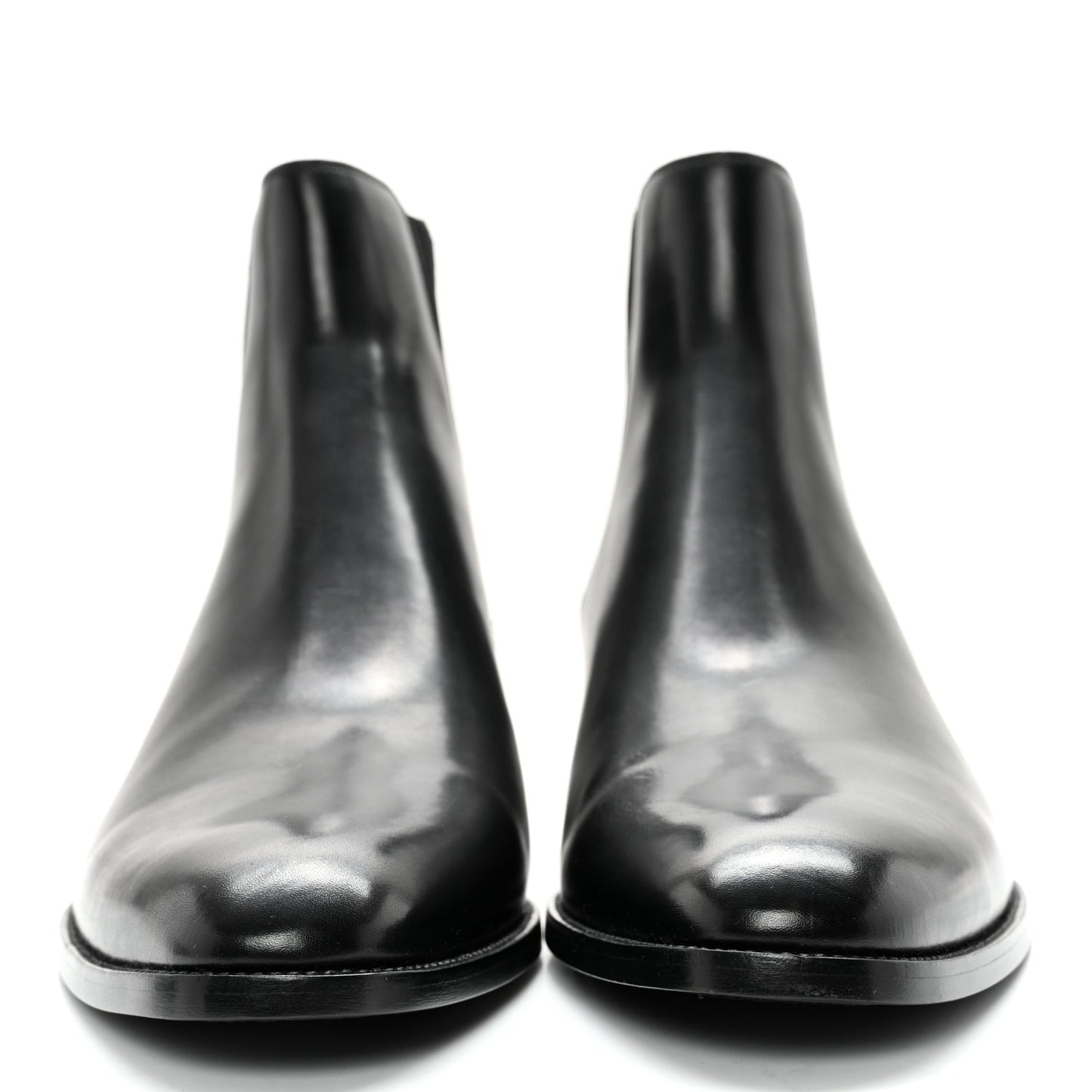 Calfskin Mens Wyatt Chelsea Boots 45 Black