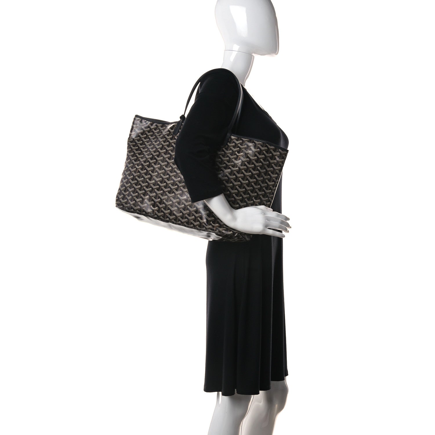 Goyard Goyardine Saint Louis PM Black 2 of 11