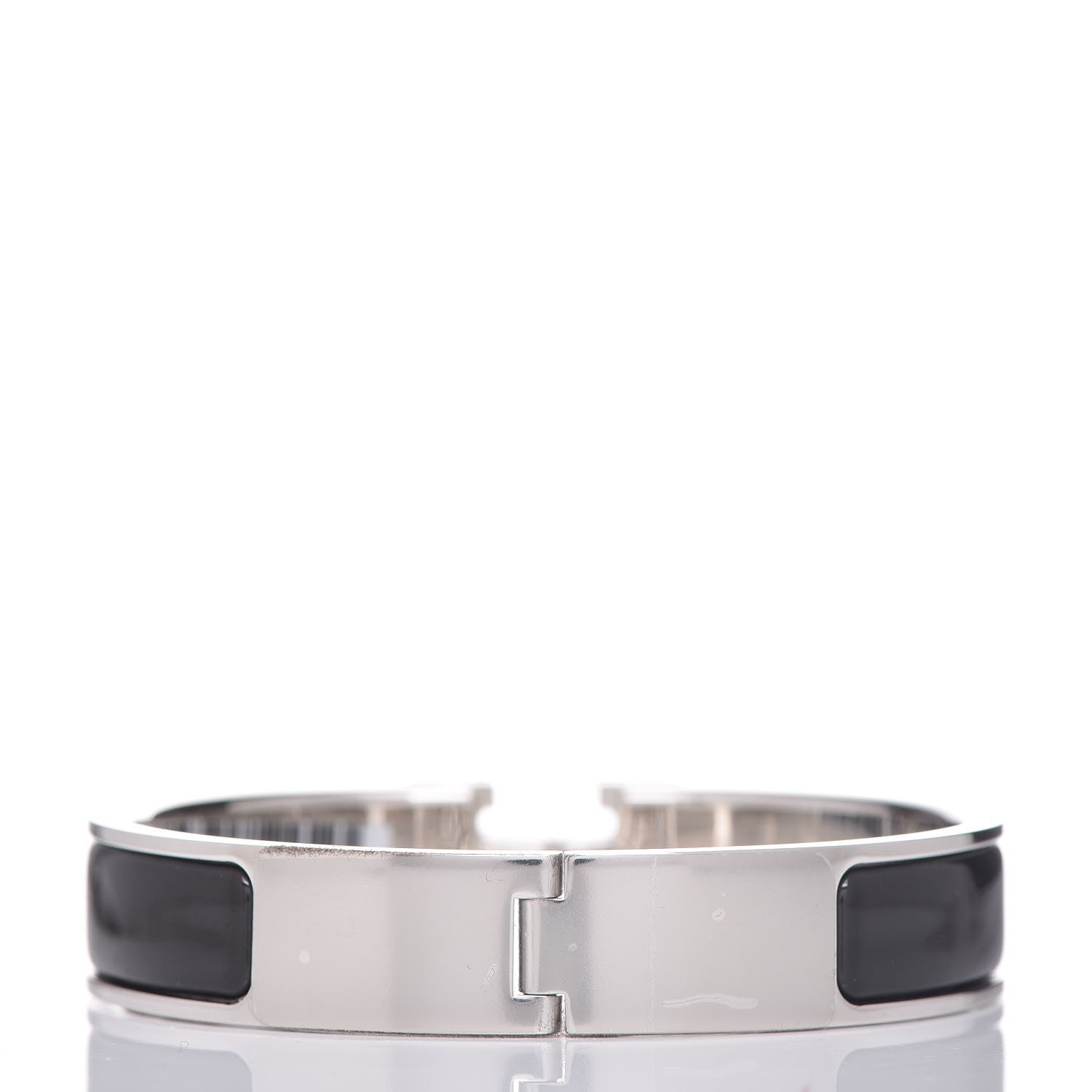 Hermes Enamel Narrow Clic Clac H Bracelet PM Black 3 of 6