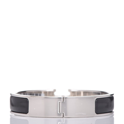Hermes Enamel Narrow Clic Clac H Bracelet PM Black 3 of 6