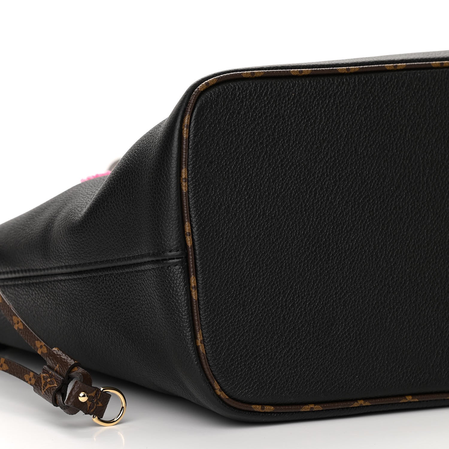 Louis Vuitton Calfskin Monogram Teddy Neverfull MM Black 10 of 11