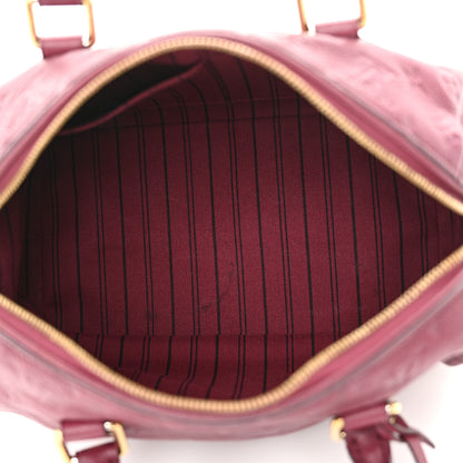Louis Vuitton Empreinte Monogram Speedy Bandouliere 25 Wine 5 of 11
