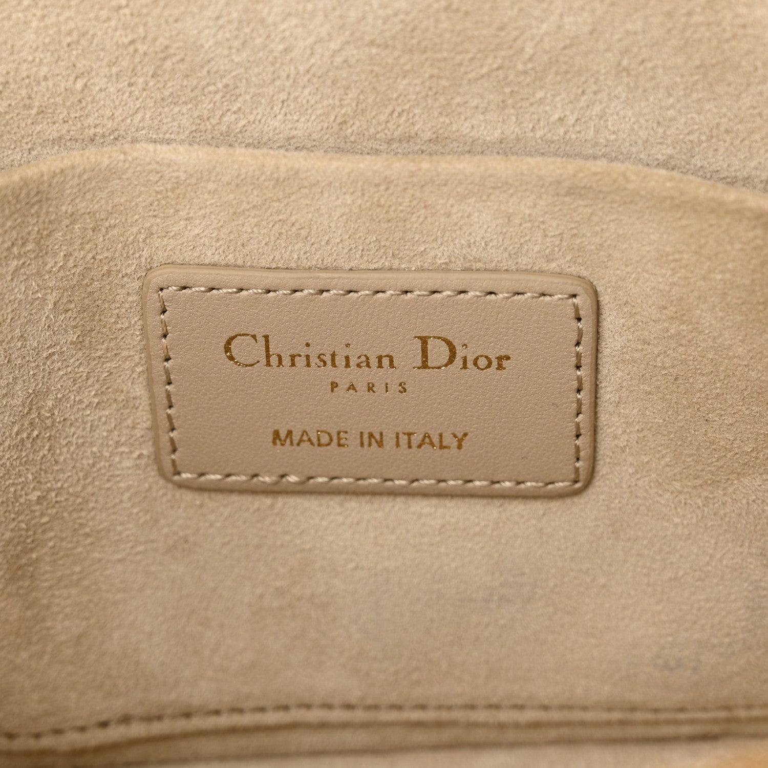 Christian Dior Lambskin Cannage Small Diortravel Vanity Case Light Beige 6 of 10