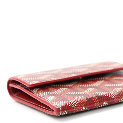 Goyard Goyardine Marigny Coin Purse Wallet Red 7 of 8