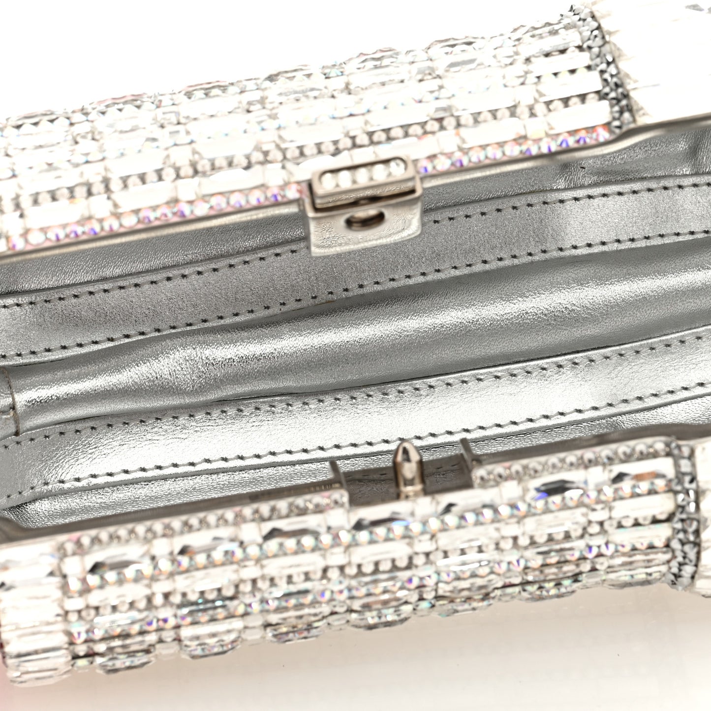 Crystal Lipstick Pinkie Clutch