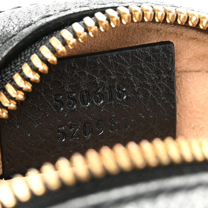Gucci Grained Calfskin Web Mini Ophidia Round Shoulder Bag Black 7 of 12
