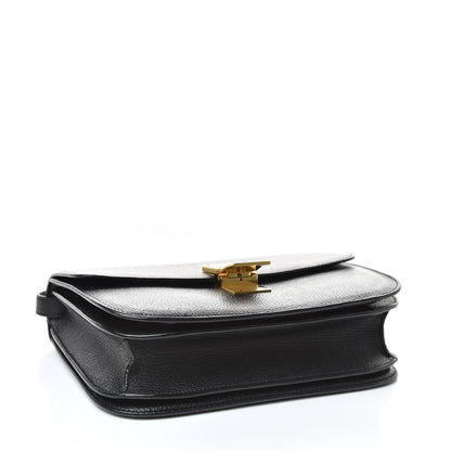 Celine Goatskin Medium Classic Box Flap Bag Black 4 of 10