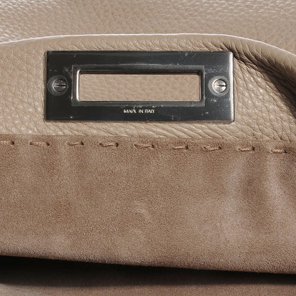 Fendi Cuoio Romano Selleria Medium Peekaboo Iconic Satchel Pietra Nocciola 7 of 10