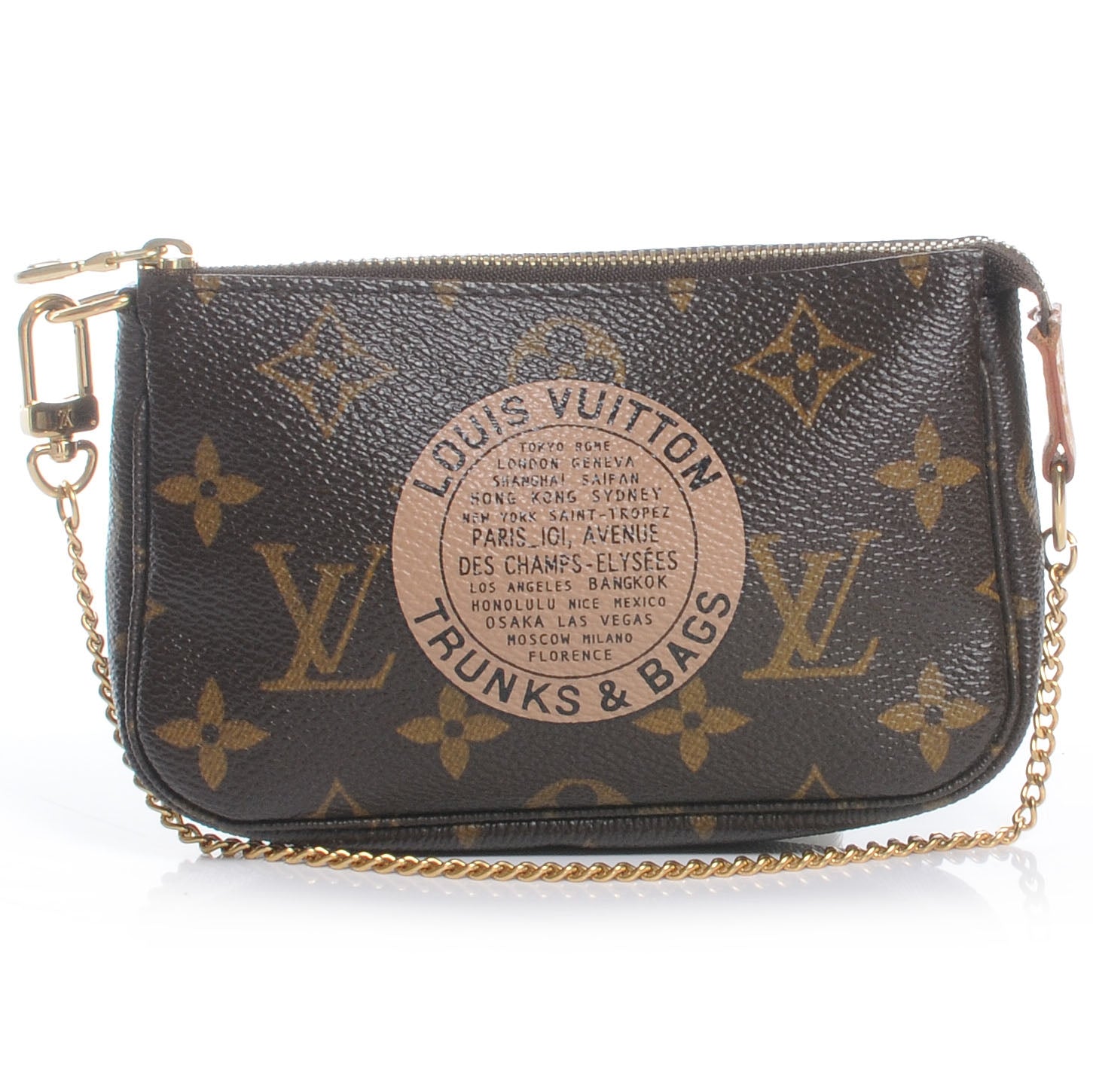 Louis Vuitton Monogram Complice Trunks and Bags Mini Pochette Accessories Beige 1 of 7