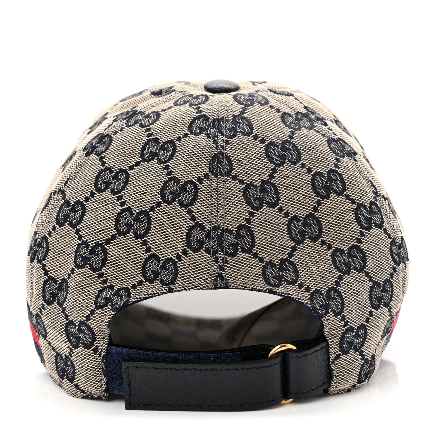 Monogram Web Baseball Hat S Beige Blue