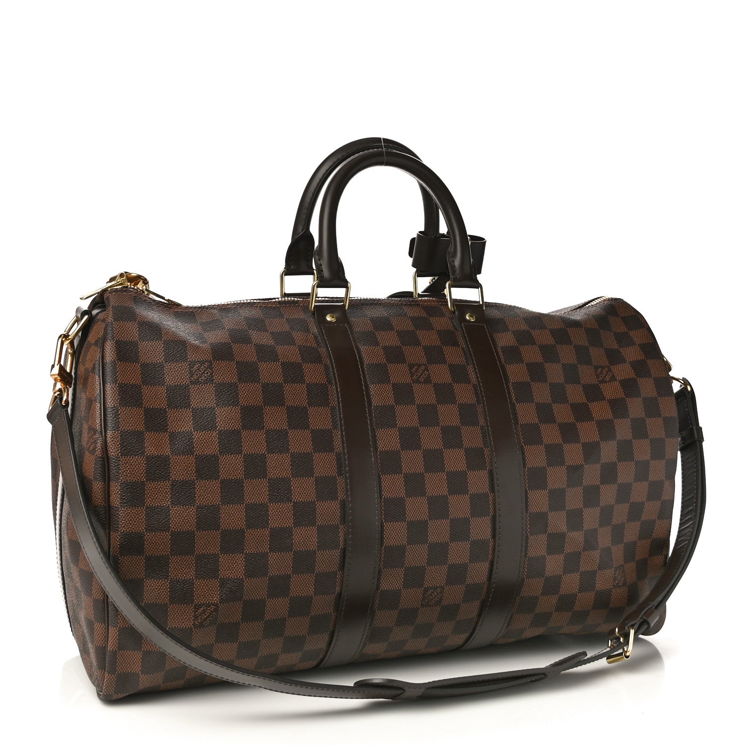 Louis Vuitton Damier Ebene Keepall Bandouliere 45 3 of 11