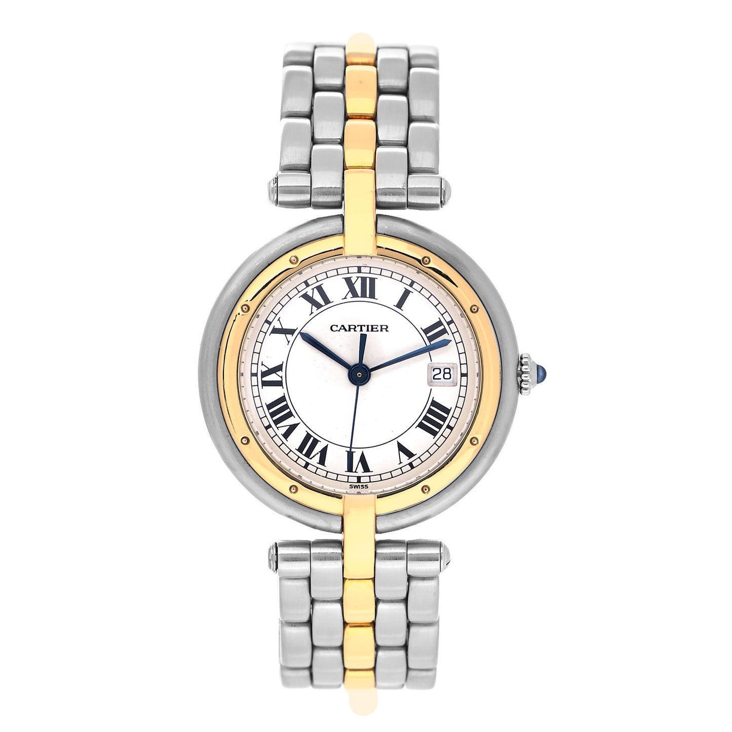 Stainless Steel 18K Yellow Gold 29mm Panthere Vendome Quartz Watch