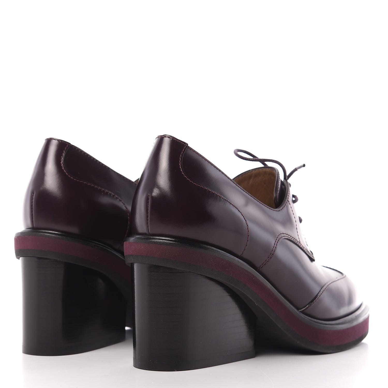Hermes Tuscan Calfskin Nadege 70 Derby Pumps 36.5 4 of 9