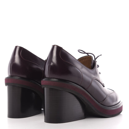 Hermes Tuscan Calfskin Nadege 70 Derby Pumps 36.5 4 of 9