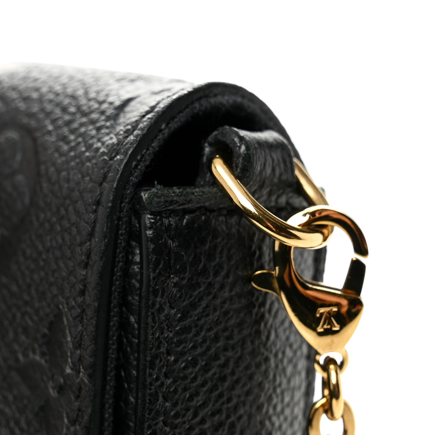 Louis Vuitton Empreinte Pochette Felicie Chain Wallet Black 10 of 10