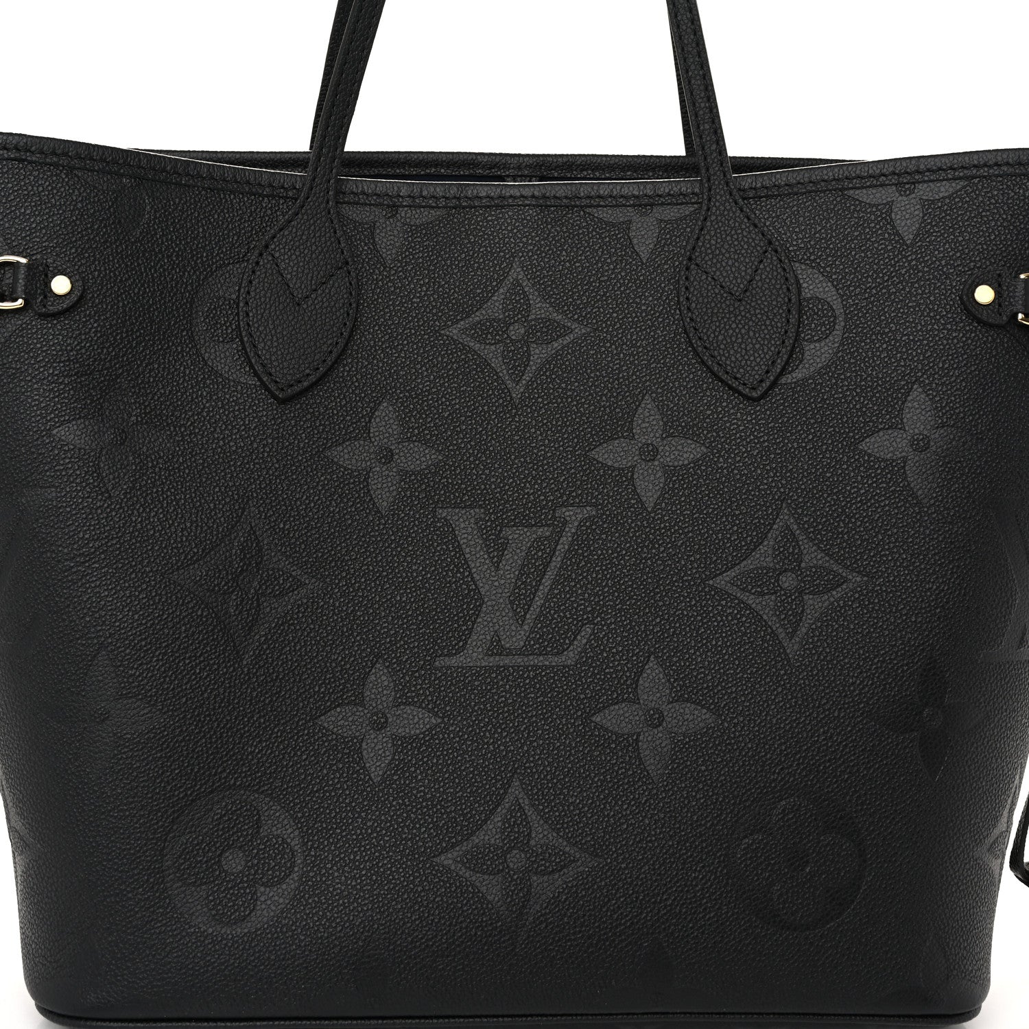 Louis Vuitton Empreinte Monogram Giant Neverfull MM Black 8 of 10