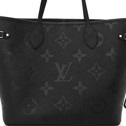 Louis Vuitton Empreinte Monogram Giant Neverfull MM Black 8 of 10