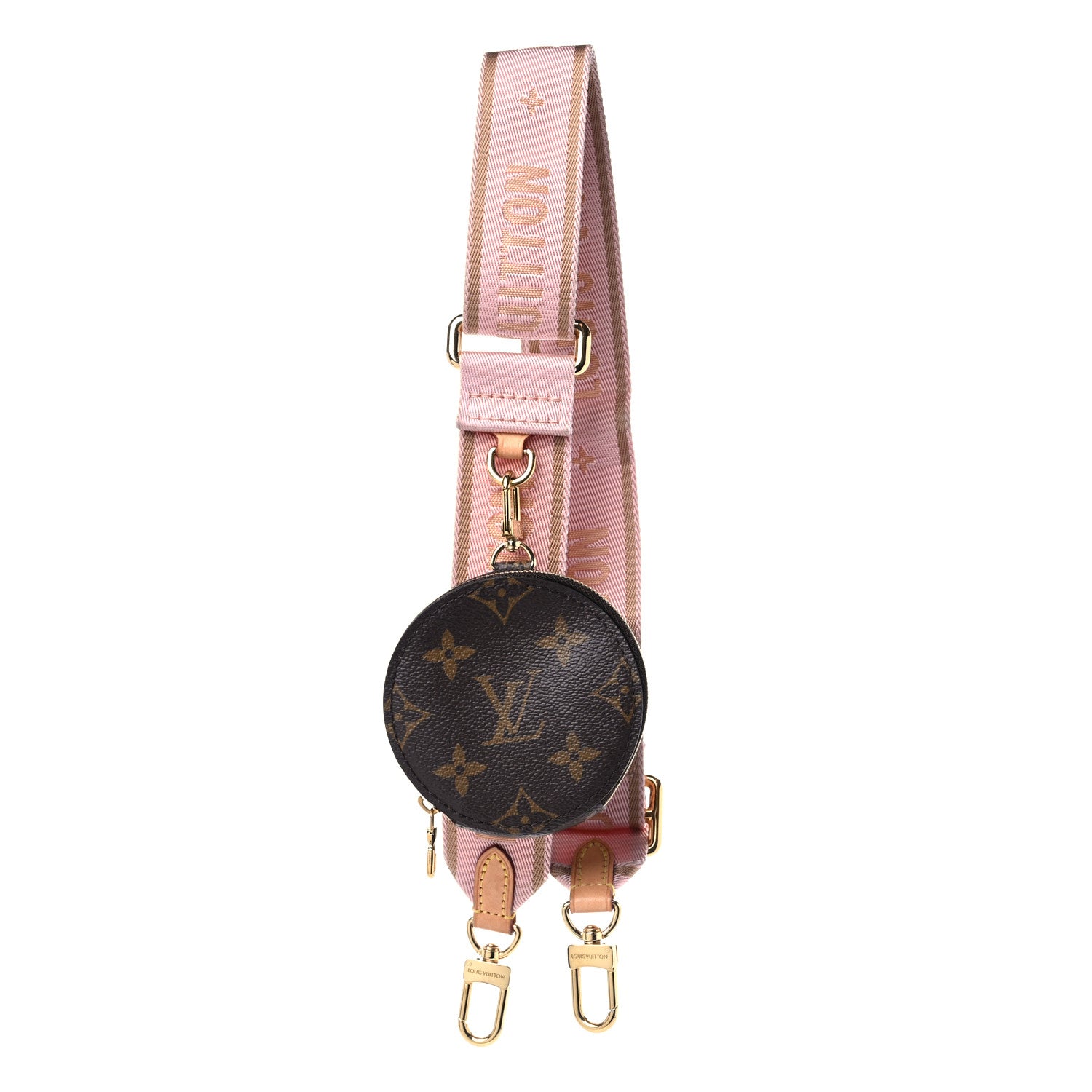Louis Vuitton Monogram Multi Pochette Accessories Bandouliere Shoulder Strap Rose Clair 1 of 5