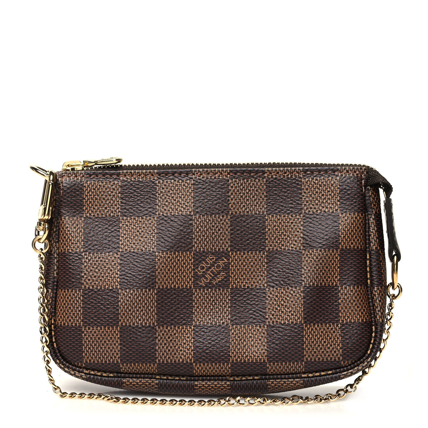 Louis Vuitton Damier Ebene Mini Pochette Accessories 1 of 11