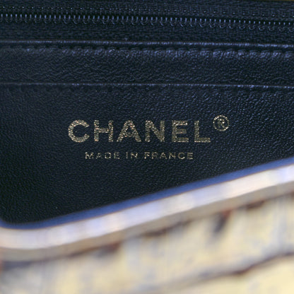 Chanel Metallic Calfskin Crocodile Embossed Cocodile Rectangular Mini Flap Gold 6 of 9