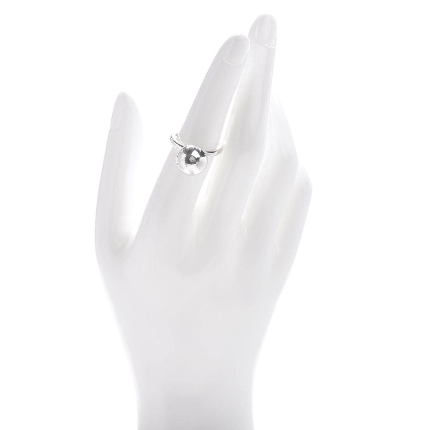 Sterling Silver 12mm HardWear Ball Ring 53 6.5