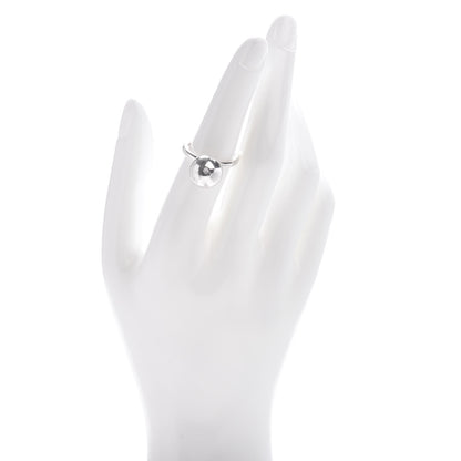 Tiffany Sterling Silver 12mm HardWear Ball Ring 53 6.5 2 of 5