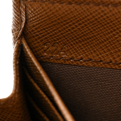 Prada Saffiano Zip Around Wallet Cannella 8 of 9