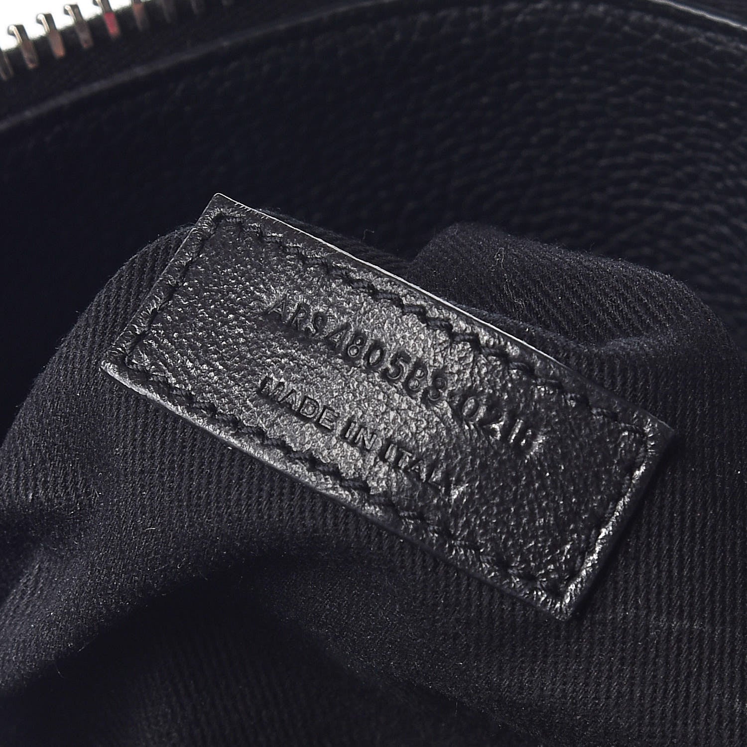 Saint Laurent Grained Calfskin Sac De Jour Souple North South Tote Black 10 of 14