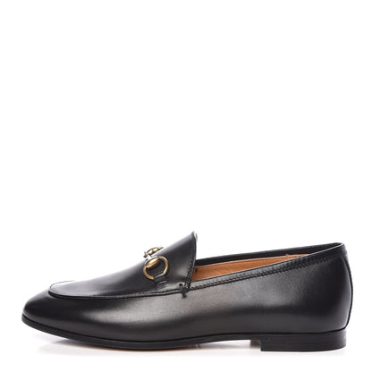 Gucci Calfskin Womens Jordaan Loafers 35 Black 1 of 10