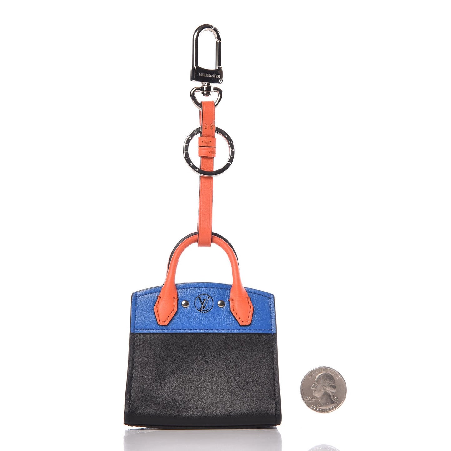 City Steamer Bag Charm Black