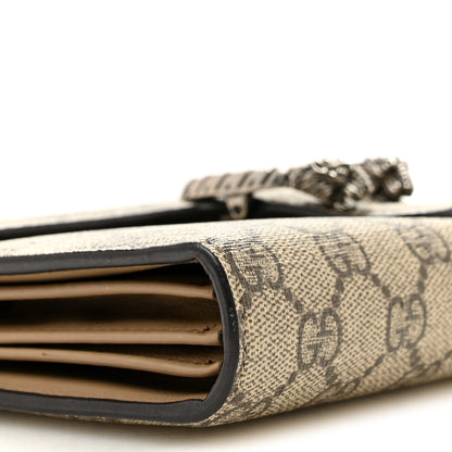 Gucci GG Supreme Monogram Mini Dionysus Chain Wallet Beige Taupe 9 of 11