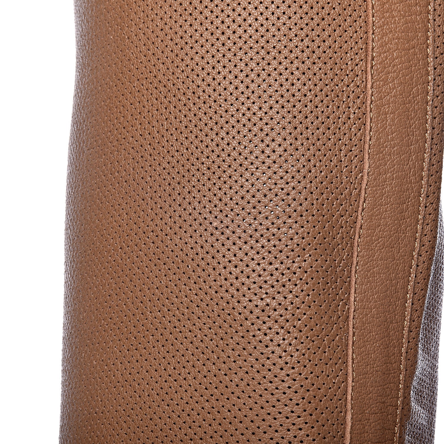 Hermes Lambskin Perforated High Boots 37 11 of 17