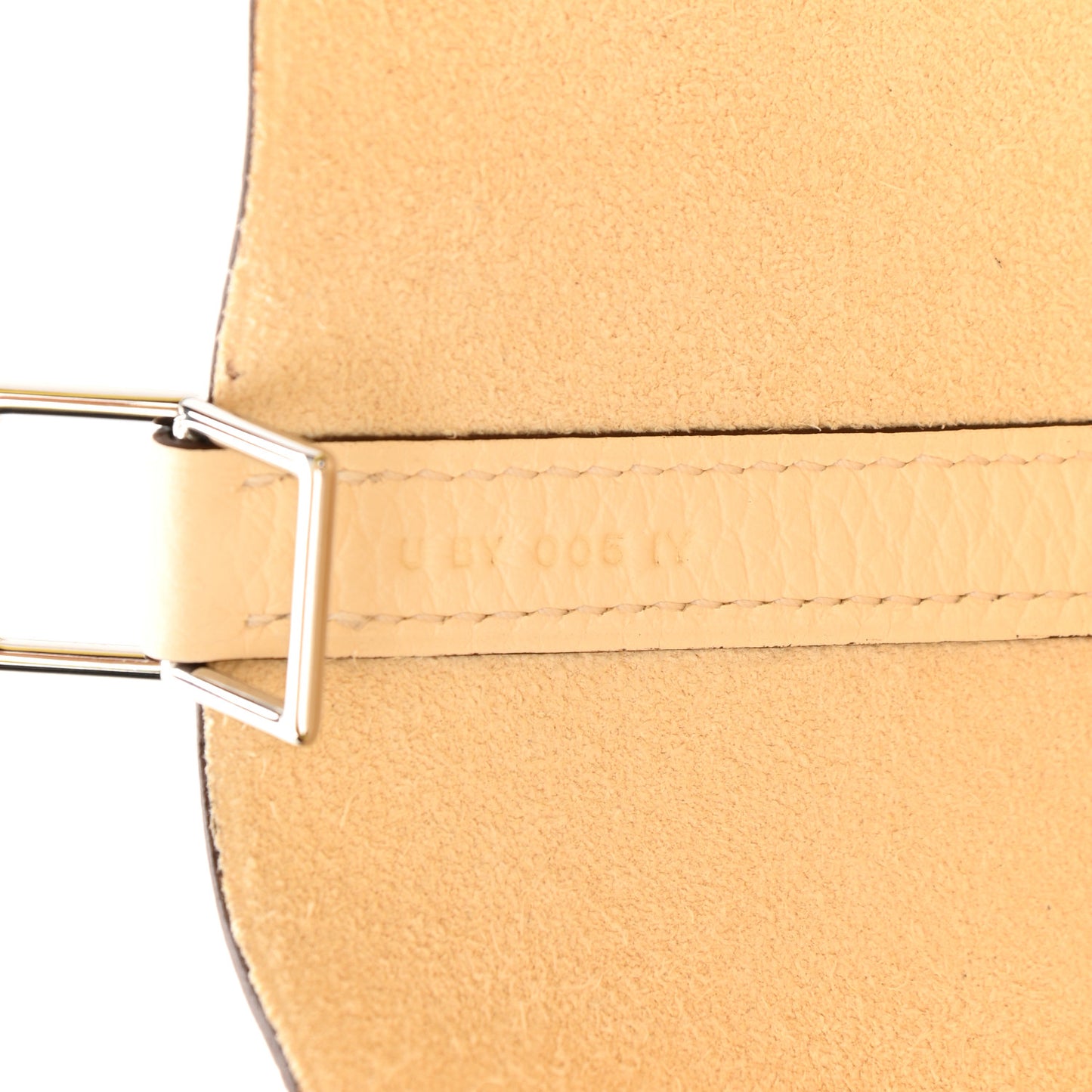 Taurillon Clemence Ostrich Touch Picotin Lock 18 PM Nata Jaune Citron